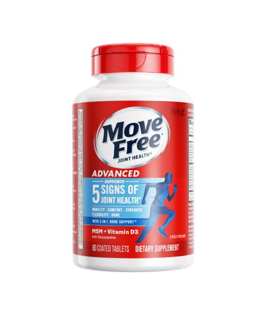 Move Free维骨力氨糖软骨素 蓝瓶80粒 商品图1