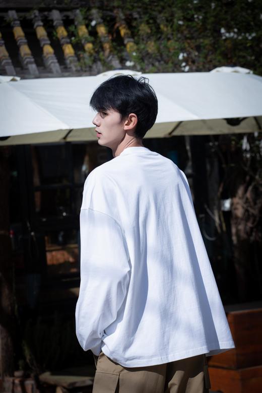 W41281179纯色长袖T恤 商品图3