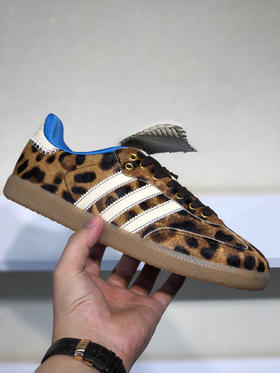 夏日特惠💰350 WALES BONNER x adidas originals Samba 头层真马毛 徳训 耐磨低帮板鞋 男女同款