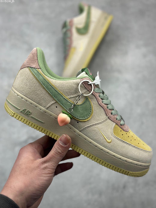 夏日特惠💰  460 “仙桃儿” Nk Air Force 1'07 Low “Peach”年终限定 空军一号定制低帮板鞋 商品图3