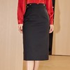 开叉半身裙2024春装新款高腰显瘦中长款一步裙包臀裙6506 商品缩略图4