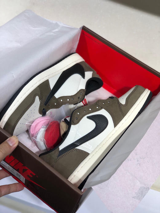 夏日特惠💰430 公司级 # Travis Scott x Air Jordan AJ1 Low OG SP TS联名倒勾低帮 商品图7