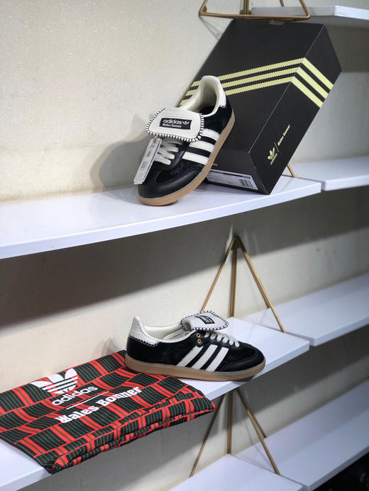 夏日特惠💰350 WALES BONNER x adidas originals Samba 头层真马毛 徳训 耐磨低帮板鞋 男女同款 商品图8