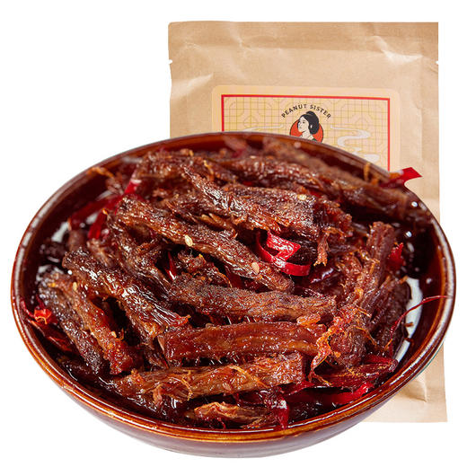 焕新升级-火爆全网的四川特色地域美食，花生嫂私厨冷吃牛肉，正式升级为牛肉条。 商品图1