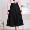 半身裙女2024春装新款中长裙通勤气质A字裙大摆裙5106 商品缩略图2