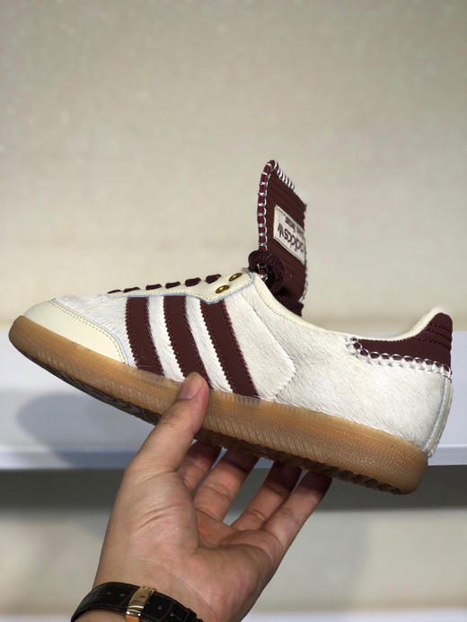 夏日特惠💰350 WALES BONNER x adidas originals Samba 头层真马毛 徳训 耐磨低帮板鞋 男女同款 商品图2