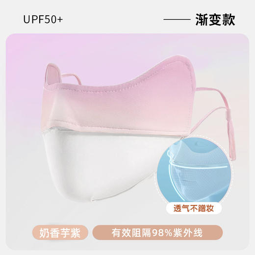 【触肤冰凉，隔热降温！】冰丝防晒口罩女护眼角防紫外线，透气面罩遮脸护脸可水洗高颜值薄款-QQ 商品图9
