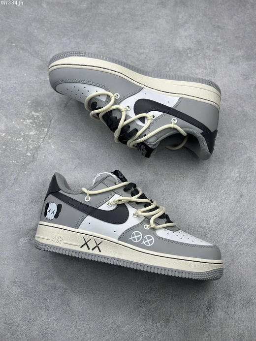 夏日特惠💰460 NK Air Force 1 X Kaws 空军一号定制绑带 商品图4