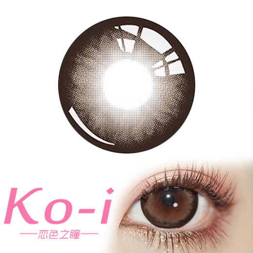 Kaylens 圆萌熊 半年抛直径14.5mm混血美瞳 棕色 商品图0