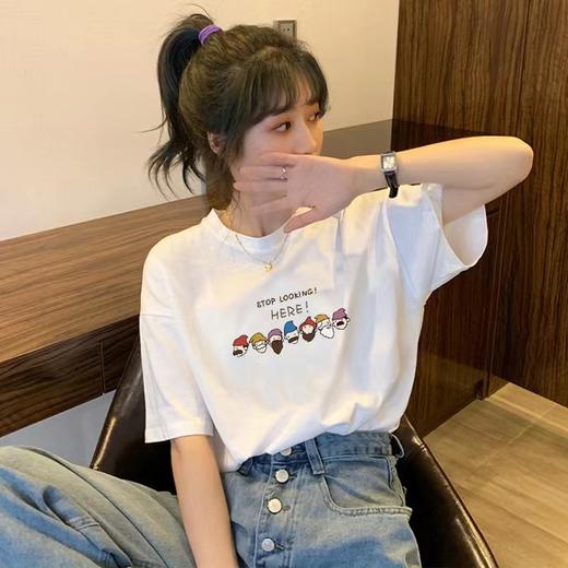 【99任选3件】正肩印花/刺绣T恤2024年春秋新款 商品图11