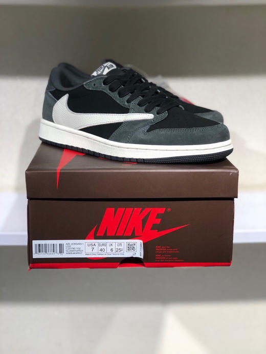 夏日特惠💰430 公司级 # Travis Scott x Air Jordan AJ1 Low OG SP TS联名倒勾低帮 商品图4