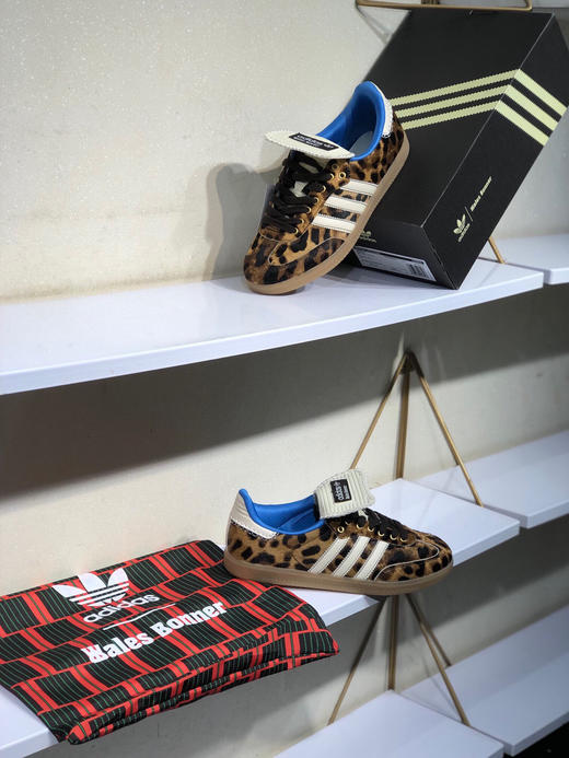 夏日特惠💰350 WALES BONNER x adidas originals Samba 头层真马毛 徳训 耐磨低帮板鞋 男女同款 商品图8