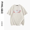 PINLI品立2024夏季新款男士青年圆领印花短袖T恤上衣BG242111043 商品缩略图4