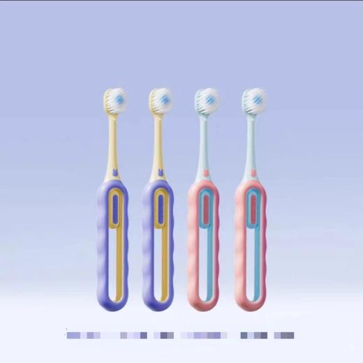 兔头妈妈儿童分龄倍速牙刷（两种颜色+规格） 商品图0