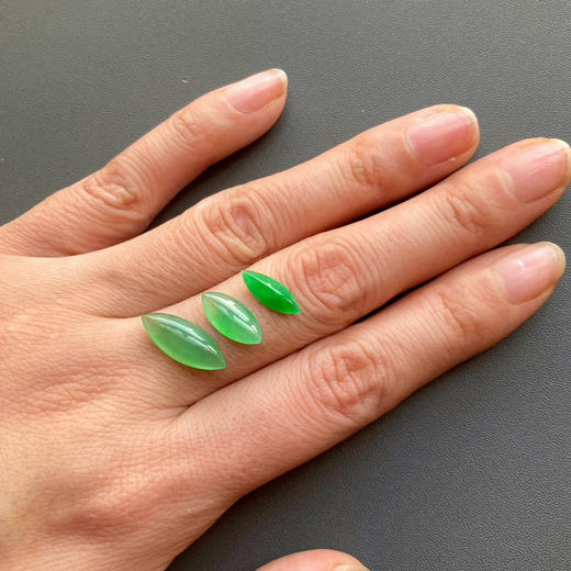 爆款阳绿翡翠马眼戒指定制链接 商品图13