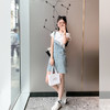 <曾小咸推荐> 【遛弯酷妹】白色短袖+背带裙 商品缩略图2