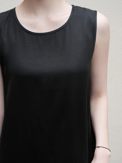 盛唐婧 |真丝重缎香云纱背心裙 商品图1