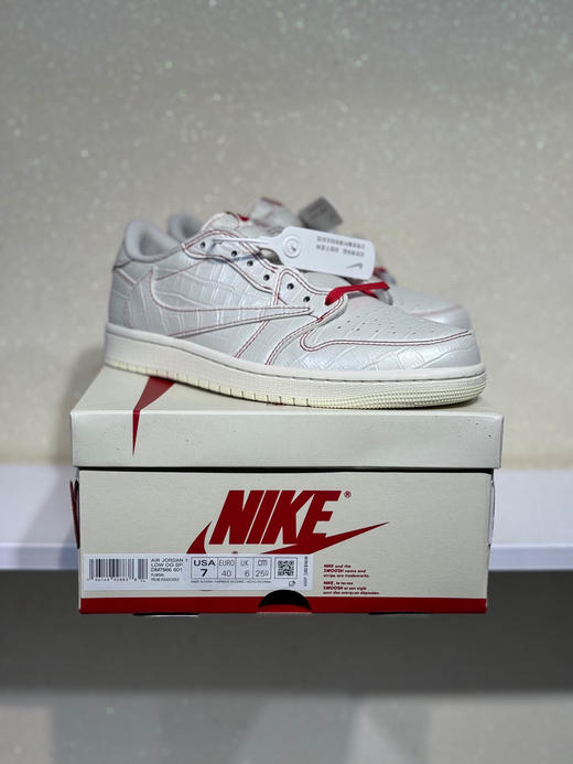 夏日特惠💰430 公司级 # Travis Scott x Air Jordan AJ1 Low OG SP TS联名倒勾低帮 商品图4