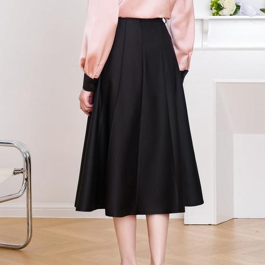 半身裙女2024春装新款中长裙通勤气质A字裙大摆裙5106 商品图4