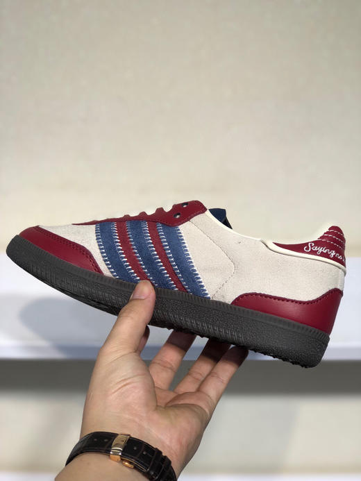 夏日特惠💰350 WALES BONNER x adidas originals Samba 头层真马毛 徳训 耐磨低帮板鞋 男女同款 商品图2