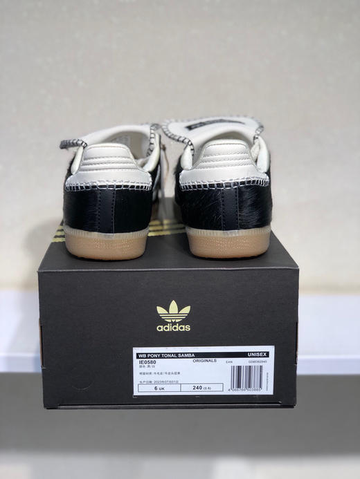 夏日特惠💰350 WALES BONNER x adidas originals Samba 头层真马毛 徳训 耐磨低帮板鞋 男女同款 商品图6