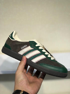 夏日特惠💰350 WALES BONNER x adidas originals Samba 头层真马毛 徳训 耐磨低帮板鞋 男女同款