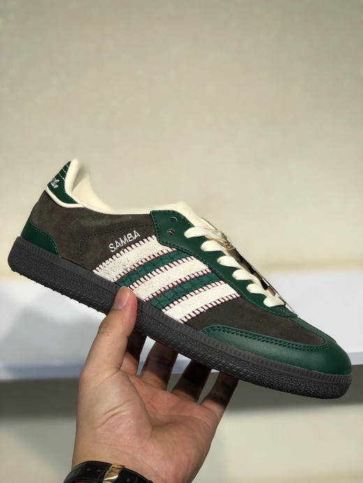 夏日特惠💰350 WALES BONNER x adidas originals Samba 头层真马毛 徳训 耐磨低帮板鞋 男女同款 商品图0