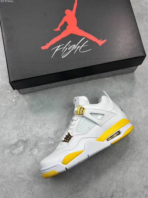 夏日特惠💰430 Air Jordan 4 Retro OG"White/Cement"AJ4代中帮复古休闲运动文化篮球鞋 商品图2