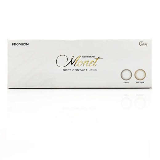 NEO Natural 莫奈灰 日抛直径14.2mm日常美瞳 巧克力灰色 10片/盒 商品图4