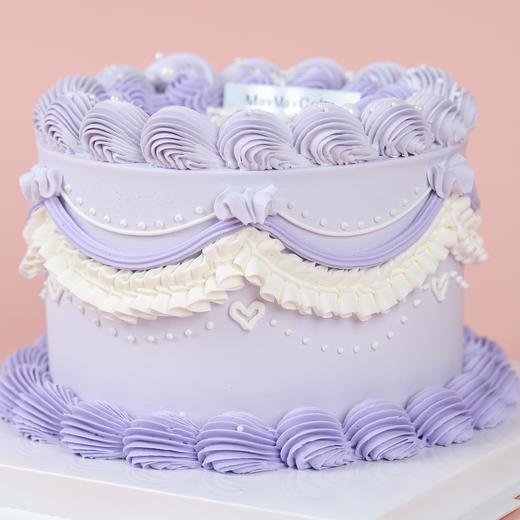 紫色复古手绘蛋糕【B3119】 商品图3