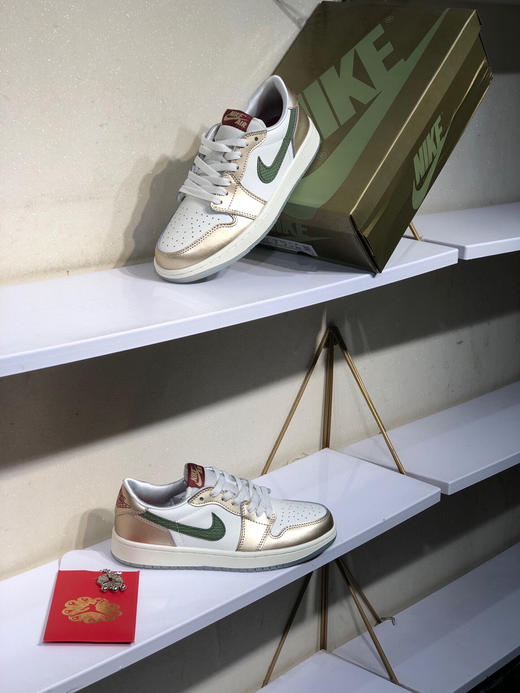 夏日特惠💰390 公司级 # Air Jordan 1 Low 龙年限定 AJ1乔1低帮休闲板鞋 商品图8