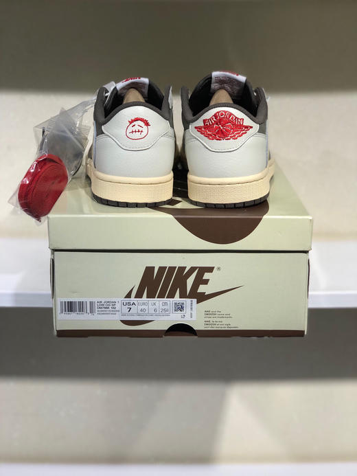 夏日特惠💰430 公司级 # Travis Scott x Air Jordan AJ1 Low OG SP TS联名倒勾低帮 商品图6