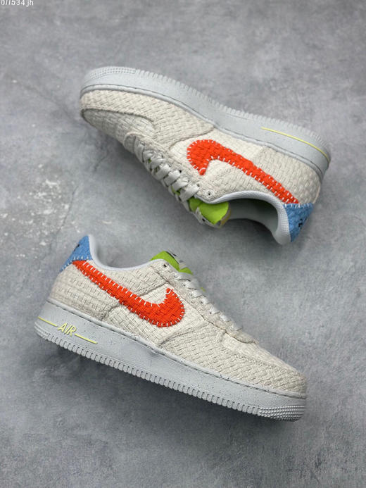 夏日特惠💰460 爆款 官方同步ID定制 原装版本 Nike Air Force 1 Low '07 “米白红” 低帮空军一号休闲板鞋 商品图4