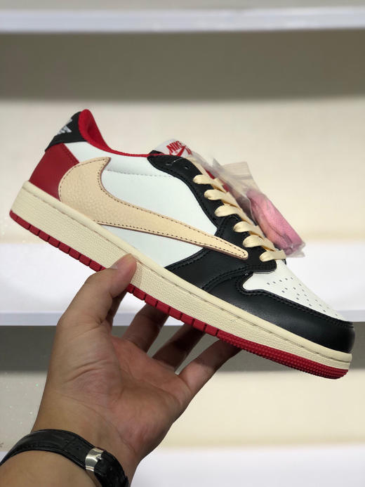 夏日特惠💰430 公司级 # Travis Scott x Air Jordan AJ1 Low OG SP TS联名倒勾低帮 商品图0