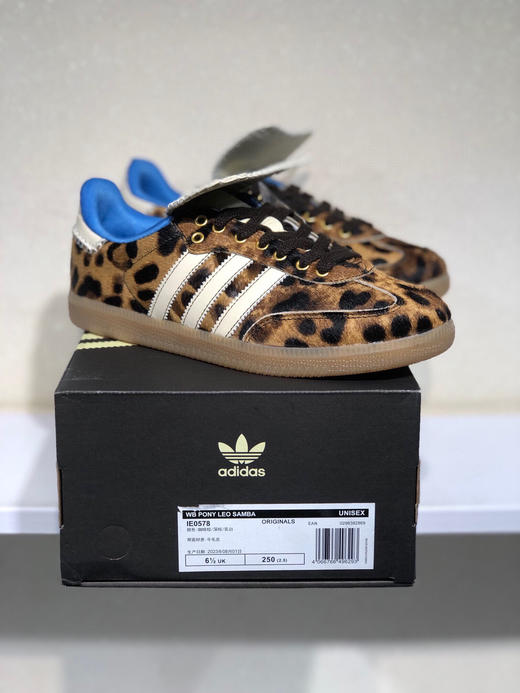 夏日特惠💰350 WALES BONNER x adidas originals Samba 头层真马毛 徳训 耐磨低帮板鞋 男女同款 商品图4