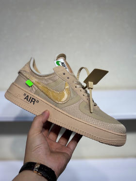 夏日特惠💰360 OFF-WHITE x Nike Air Force1 Low Black White 2.0 联名潮流款 空军一号低帮防滑休闲板鞋 男女同款