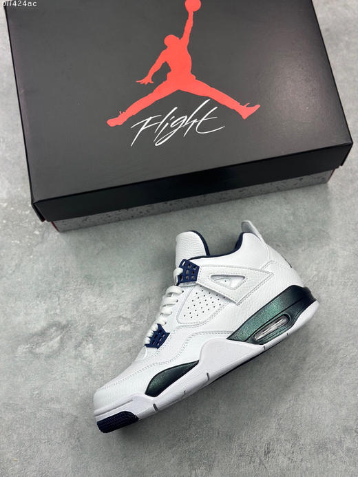 夏日特惠💰430 Air Jordan 4 Retro OG"White/Cement"AJ4代中帮复古休闲运动文化篮球鞋 商品图2