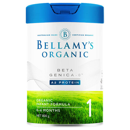 【保税】澳洲 白金版贝拉米（BELLAMY'S ）有机A2奶粉 1段2段3段4段800g 罐装新包装 保税仓现货 商品图1