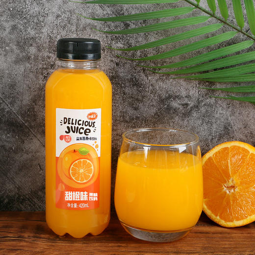 【19.9抢6瓶！元气果汁饮料】新鲜健康，酸甜美味，益生菌芒果猕猴桃橙汁益生菌果味饮料420ml*6瓶 商品图3