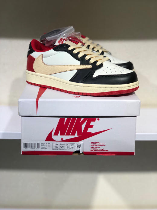 夏日特惠💰430 公司级 # Travis Scott x Air Jordan AJ1 Low OG SP TS联名倒勾低帮 商品图4