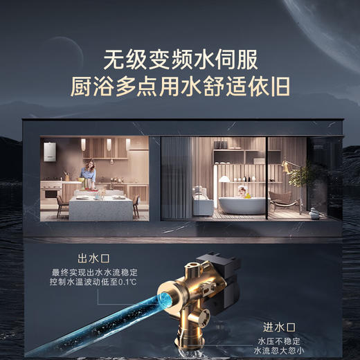 卡萨帝16升燃气热水器天然气家用智能 JSQ31-16CDP3FPXGU1 商品图3