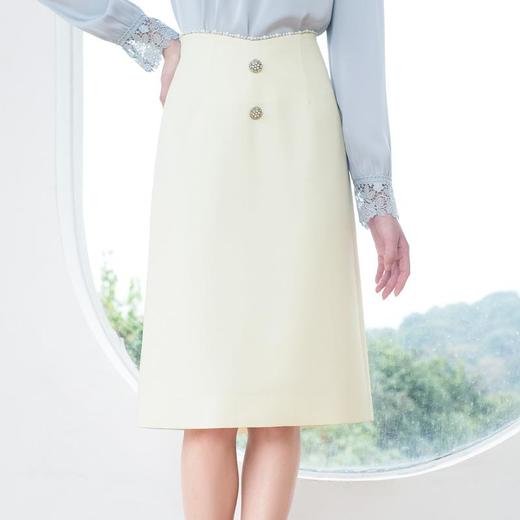 高腰显瘦半身裙女2024春装新款中长款直筒裙纯色包臀裙5108 商品图4