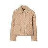 BURBERRY 巴宝莉 女士短款绗缝调温谷仓夹克棉服 黄褐色 8078520 A7405 商品缩略图0