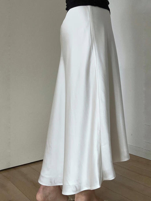 My Dearest｜1065SK  MERMAID Acetate MIDI Skirt [ 粉PK / 黑BK /白WT 醋酸半裙 ] 商品图7