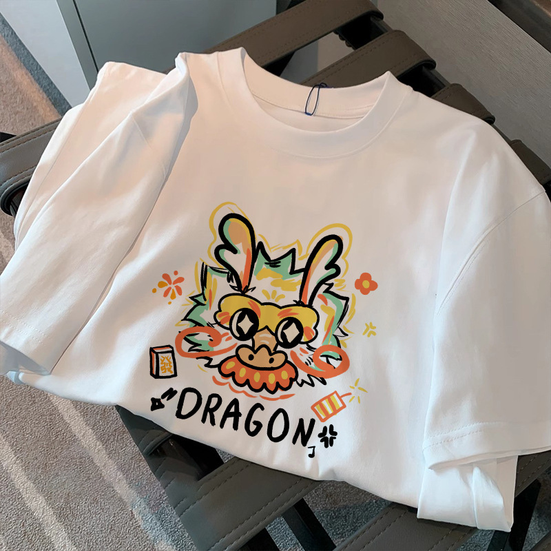 【99任选3件】正肩印花/刺绣T恤2024年春秋新款