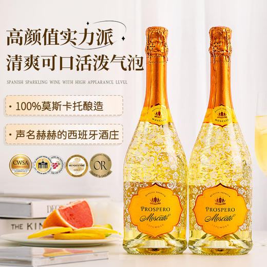 【5项金奖加持】富铂甜型起泡酒葡萄酒 西班牙拉曼恰法定产区 7%vol 商品图10
