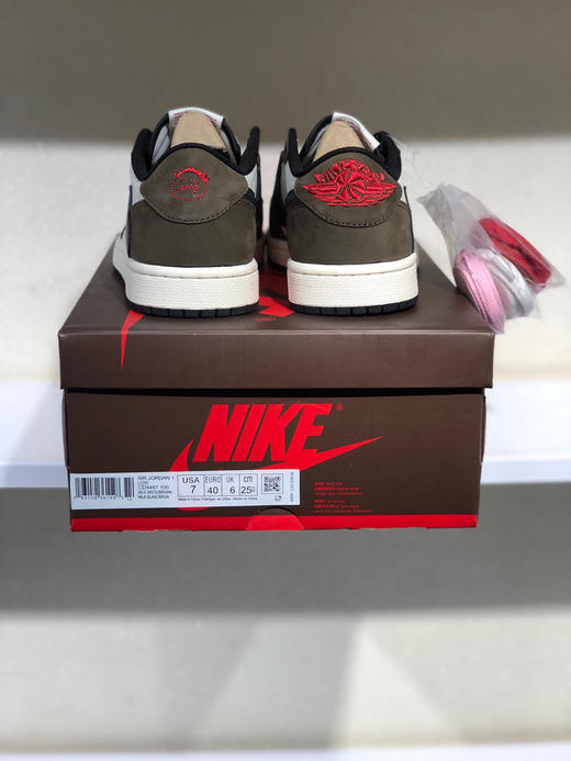 夏日特惠💰430 公司级 # Travis Scott x Air Jordan AJ1 Low OG SP TS联名倒勾低帮 商品图6