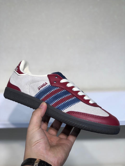 夏日特惠💰350 WALES BONNER x adidas originals Samba 头层真马毛 徳训 耐磨低帮板鞋 男女同款 商品图0