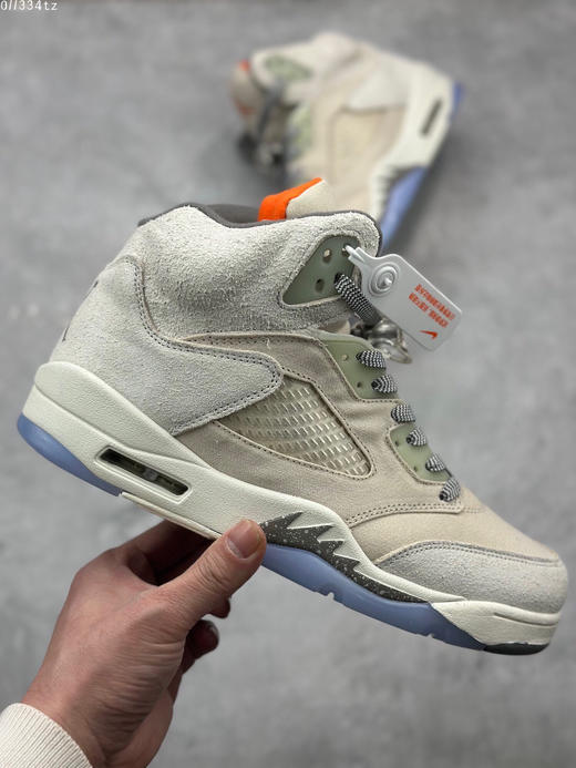 夏日特惠💰460 Air Jordan 5 Retro Low GC "CNY" 高邦 AJ5白蓝乔丹篮球鞋系列 商品图3