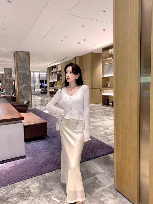 张心子【月光神裙】亮片半身裙 U2403062 商品图2